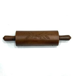 Vintage 1980’s Faux Wood Homco Rolling Pin Wall Pocket